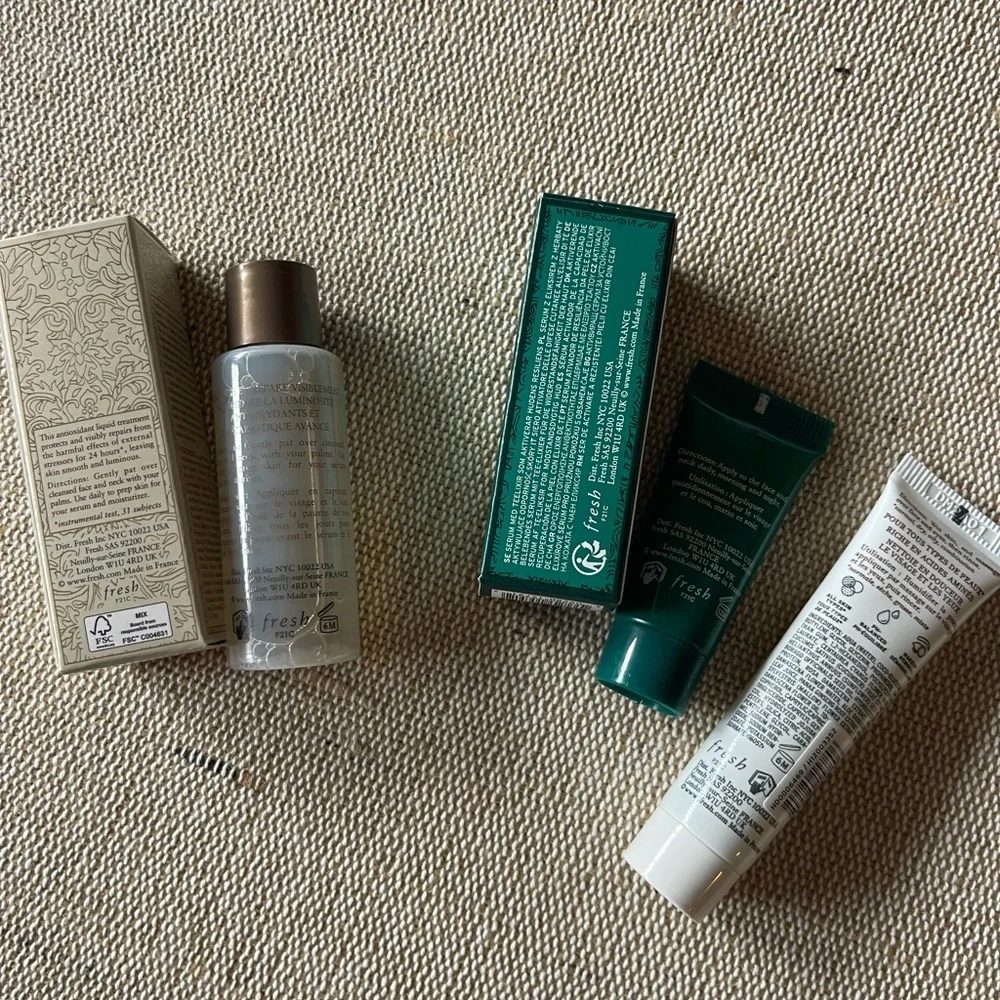 Fresh Beaty set of 3 products travel size